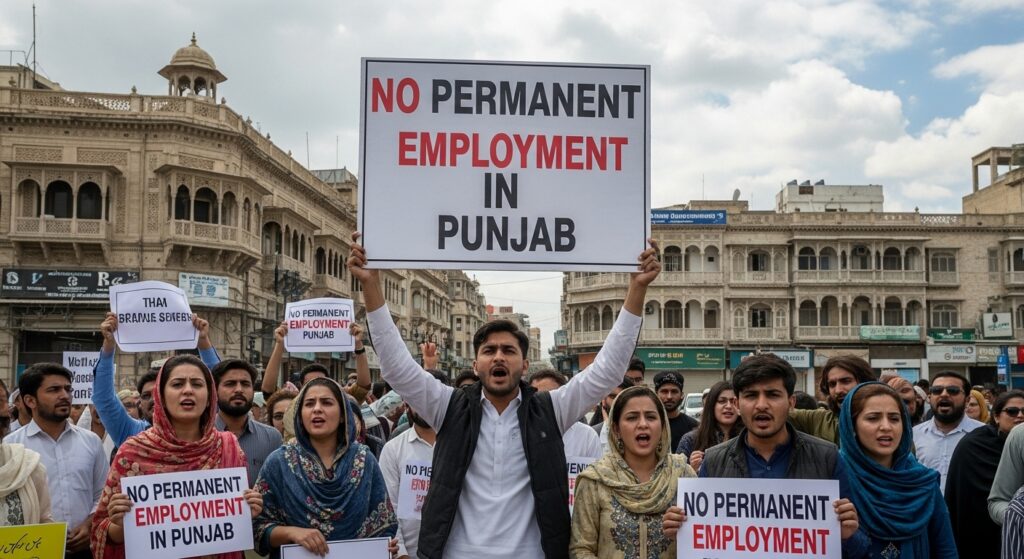 No Permanent Employee in Punjab Pakistan 