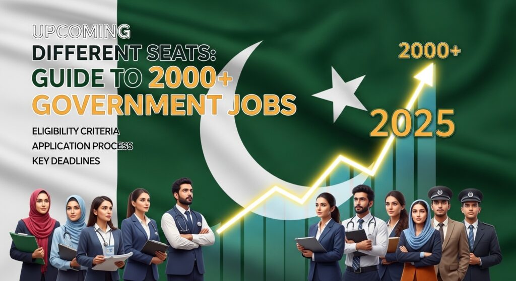 Upcoming Different Seats: Guide to 2000+ Government Jobs 2025