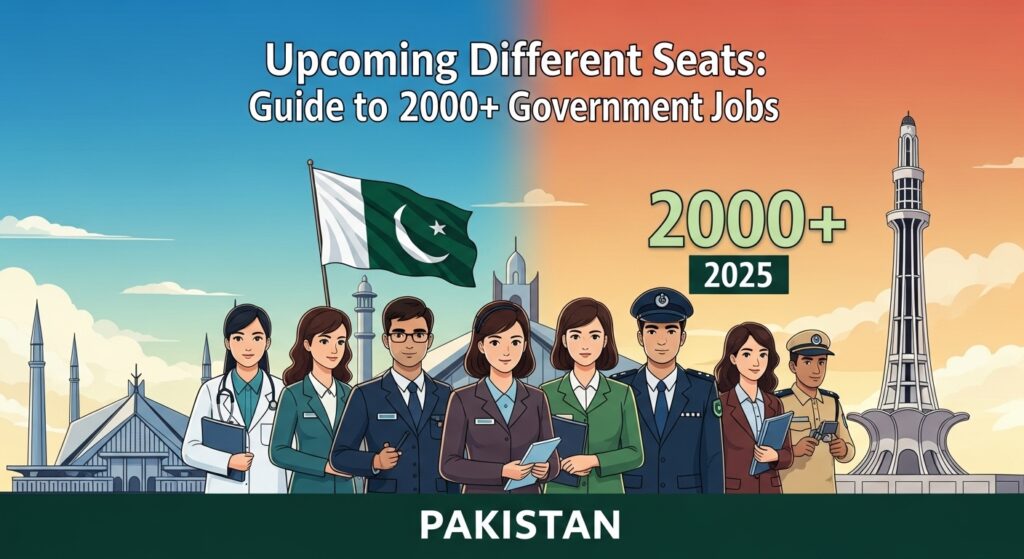 Upcoming Different Seats: Guide to 2000+ Government Jobs 2025
