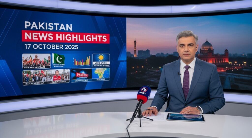 Pakistan News Highlights 17 October 2025