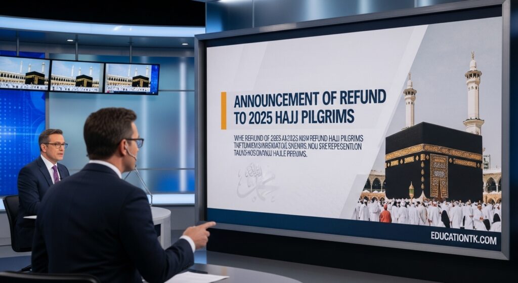 Announcement of Refund to 2025 Hajj Pilgrims