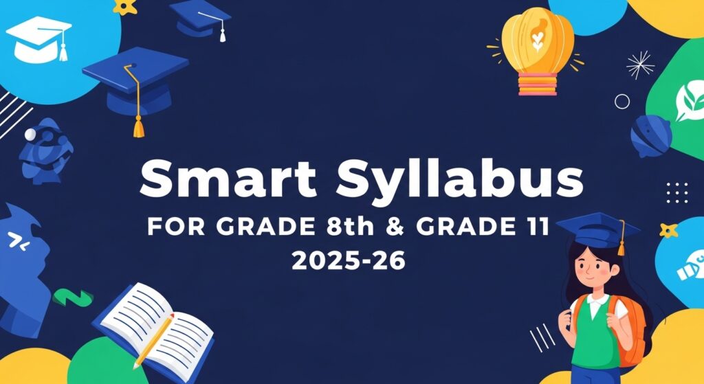 Smart Syllabus For Grade 8th & Grade 11 2025-26